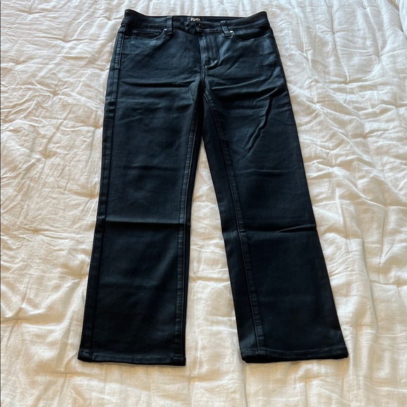 Paige Cindy Straight Jean black coated - Picture 1 of 6
